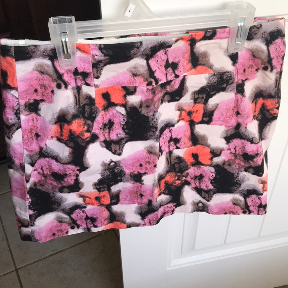 J crew floral skirt